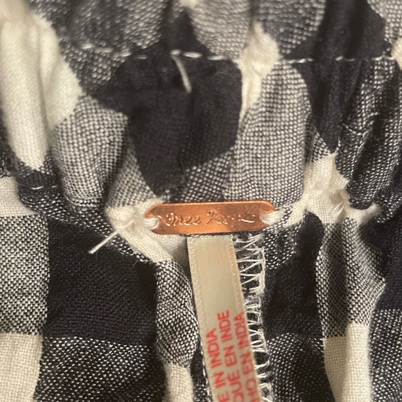 Free People High Waist Black and White Shorts - Picture 7 of 11